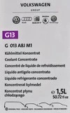 Антифриз VAG G13 фіалковий 1,5 л концентрат антифризу (GA13A8JM1) - 1