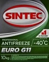 Антифриз Sintec EURO G11 зелений -40 &deg;C, 10 л готовий антифриз (800516) - 1