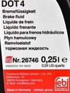 Гальмівна рідина Гальмівна рідина Febi Bremsflussigkeit DOT 4 пластик (26746) - 2