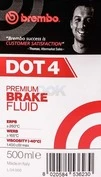 Гальмівна рідина Brembo DOT 4, 0,5 л гальмівна рідина (L04005) - 2