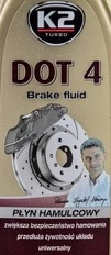 Гальмівна рідина K2 DOT 4, 0,25 л гальмівна рідина (T124) - 1