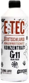 Антифриз E-TEC Glycsol G11 синій 1,5 л концентрат антифризу (9589) - 2