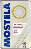 Антифриз Mostela G12+ червоний -42 &deg;C, 1 л готовий антифриз (4820133022351) - 1