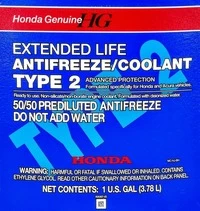 Антифриз Honda TYPE 2 G11 синій -37 °C, 3,78 л готовий антифриз (OL9999011)