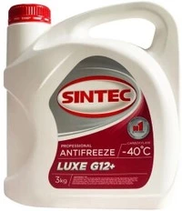 Антифриз Sintec Lux G12 червоний -40 °C, 3 л готовий антифриз (990464)