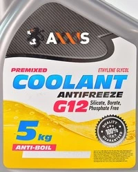 Антифриз Axxis Coolant G12 жовтий -32 °C, 5 л готовий антифриз (AX2008)