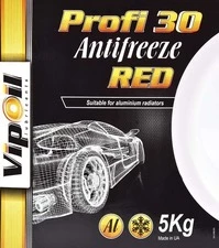 Антифриз VIPOIL Profi 30 червоний -24 °C, 5 л готовий антифриз (701390)