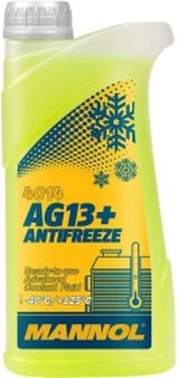 Антифриз Mannol AG13+ Advanced жовтий -40 °C, 1 л готовий антифриз (MN4014-1)