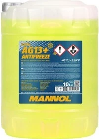 Антифриз Mannol AG13+ Advanced жовтий -40 °C, 10 л готовий антифриз (MN4014-10)