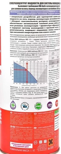 Антифриз Xado G12++ червоний 1 л концентрат антифризу (XA50008)