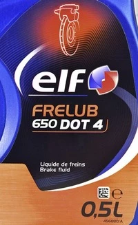 Гальмівна рідина Elf FRELUB 650 DOT 4, 0,5 л гальмівна рідина (FRELUB650DOT405L)