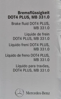 Гальмівна рідина Гальмівна рідина Mercedes-Benz DOT 4+ (A000989080713)