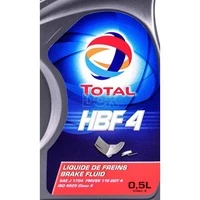 Гальмівна рідина Total HBF 4 DOT 4, 0,5 л гальмівна рідина (181942)