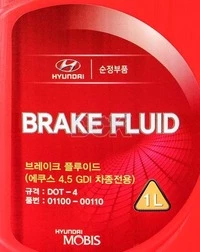 Гальмівна рідина Hyundai DOT 4, 1 л гальмівна рідина (0110000110)