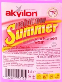 Омивач скла Омивач скла Akvilon Rainbow літній -5 °С 1.5 л (AKVILONSUMMER15L)