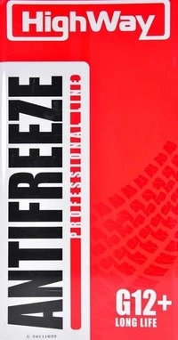 Антифриз HighWay Long Life G12+ червоний -40 °C, 5 л готовий антифриз (10004)