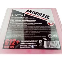 Антифриз HighWay Long Life G12+ червоний -40 °C, 10 л готовий антифриз (0000016620)