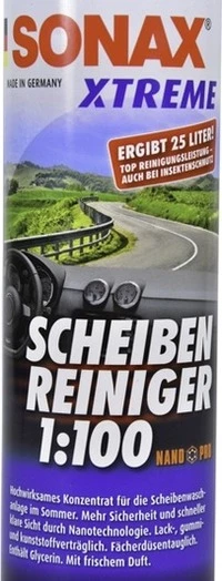 Омивач скла Концентрат омивача Sonax Xtreme літній 0.25 л (271141)