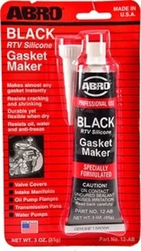 Герметик ABRO Gasket Maker USA чорний формувач прокладок, 85 мл 12AB85 (12AB85)