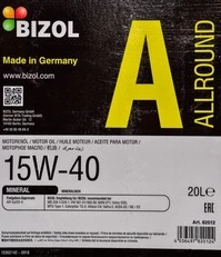 Моторна олива Bizol Allround 15W-40 20 л (B82012)