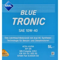 Моторна олива Aral BlueTronic 10W-40 5 л (1529FA)