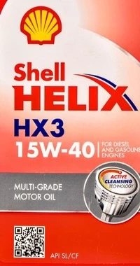 Моторна олива Shell Helix HX3 15W-40 1 л (550039969)