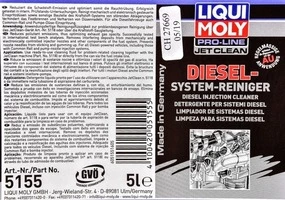 Присадки Liqui Moly Pro-Line Jet Clean Diesel-System-Reiniger, 5000 мл 5155 присадка (5155)