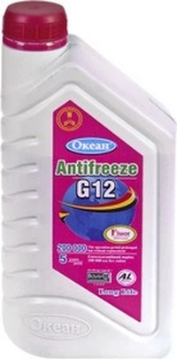 Антифриз Ocean GRS-40 G12 червоний -40 °C, 1 л готовий антифриз (1555)