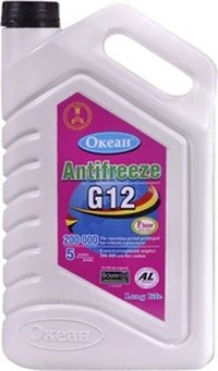 Антифриз Ocean GRS-40 G12 червоний -40 °C, 5 л готовий антифриз (1554)