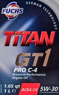 Моторна олива Fuchs Titan Gt1 Pro C4 5W-30 1 л (600667955)