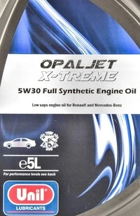 Моторна олива Unil Opaljet X-treme 5W-30 5 л (167498)