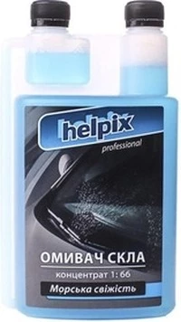 Омивач скла Концентрат омивача Helpix 1:66 літній морська свіжість 1 л (4823075802487)