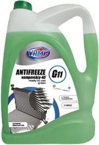 Антифриз VAMP СТ11 G11 зелений -30 °C, 10 л готовий антифриз (7701)