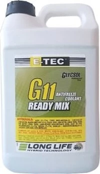 Антифриз E-TEC Glycsol G11 зелений -38 °C, 4 л готовий антифриз (2857)