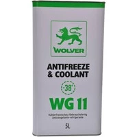 Антифриз Wolver Antifreeze & Coolant WG11 G11 зелений -38 °C, 5 л готовий антифриз (4260360944260)