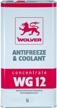 Антифриз Wolver Antifreeze & Coolant WG12 G12 червоний 5 л концентрат антифризу (4260360944185)