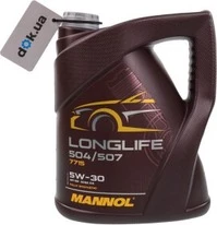 Моторна олива Mannol Longlife 504/507 5W-30 5 л (MN7715-5)