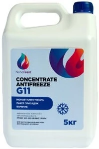 Антифриз NanoFrost Concentrate G11 синій 5 л концентрат антифризу (G11BLUE5)