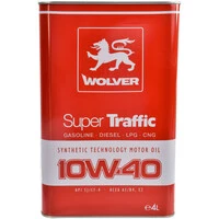 Моторна олива Wolver Super Traffic 10W-40 4 л (4260360942525)