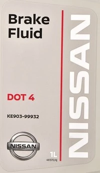 Гальмівна рідина Nissan DOT 4, 1 л гальмівна рідина (KE90399932)