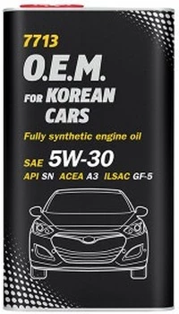 Моторна олива Mannol O.E.M. For Korean Cars Metal 5W-30 4 л (MN7713-4ME)