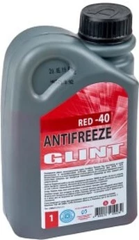 Антифриз Glint червоний -32 °C, 1 л готовий антифриз (22394)