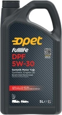 Моторна олива Opet FullLife DPF 5W-30 5 л (601370977)