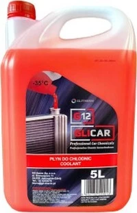 Антифриз GLICAR G12 червоний -35 °C, 5 л готовий антифриз (GL120500)
