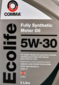 Моторна олива Comma Ecolife 5W-30 5 л (ECL5L)