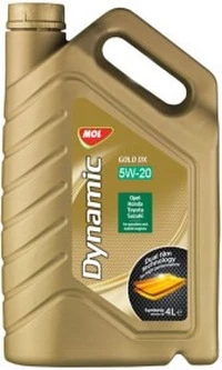 Моторна олива MOL Dynamic Gold DX 5W-20 4 л (13303059)