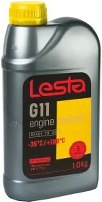Антифриз LESTA G11 жовтий -35 °C, 1 л готовий антифриз (395742ASA35G11G1HM)
