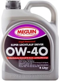 Моторна олива Meguin Super Leichtlauf Driver 0W-40 4 л (9065)