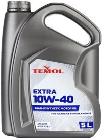 Моторна олива TEMOL Extra 10W-40 5 л (T-E10W40-5L)