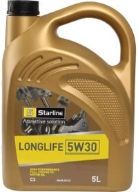 Моторна олива Starline LongLife 5W-30 5 л (SNALG5)